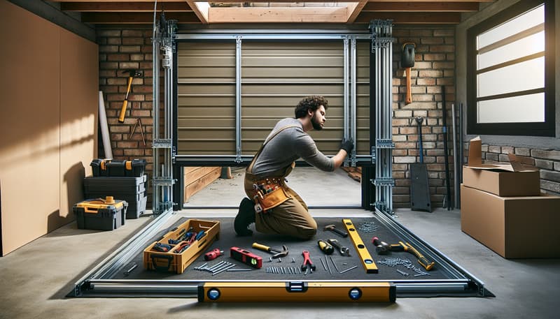 Garage Door Track Repair